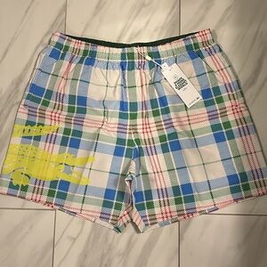 Men’s Lacoste Plaid Swim Shorts